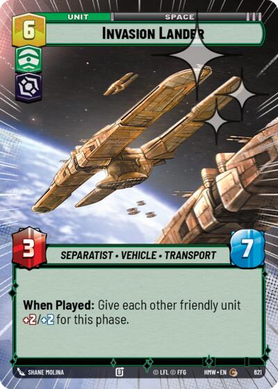 Invasion Lander (Hyperspace Foil)