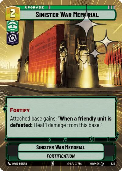 Sinister War Memorial (Hyperspace Foil)