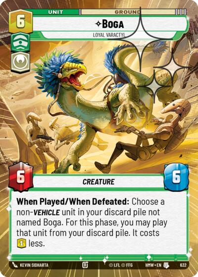 Boga - Loyal Varactyl (Hyperspace Foil)