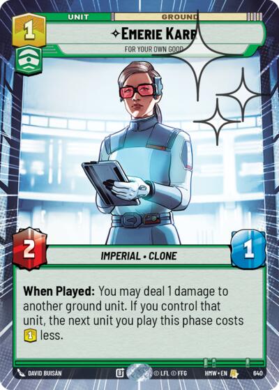 Emerie Karr - For Your Own Good (Hyperspace Foil)