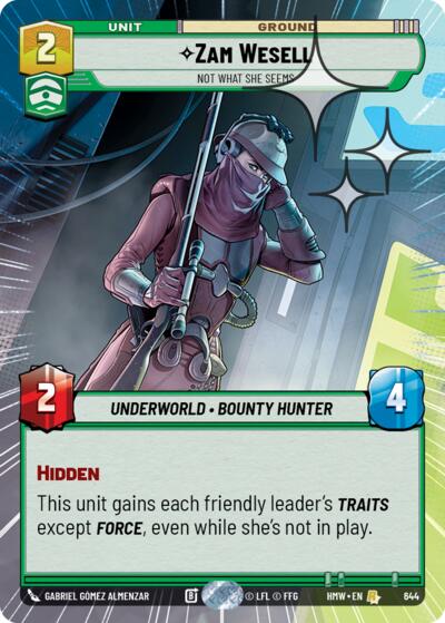 Zam Wesell - Not What She Seems (Hyperspace Foil)