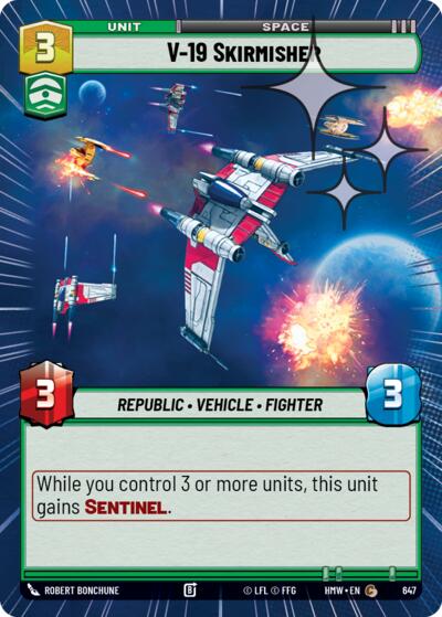 V-19 Skirmisher (Hyperspace Foil)
