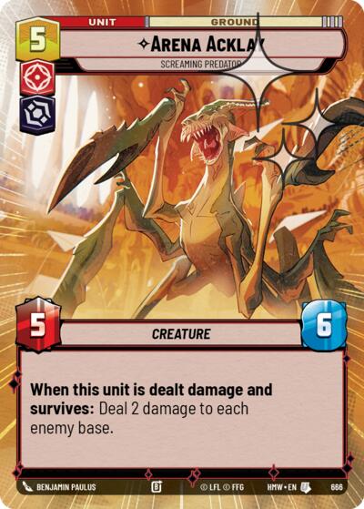 Arena Acklay - Screaming Predator (Hyperspace Foil)