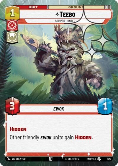 Teebo - Striped Hunter (Hyperspace Foil)