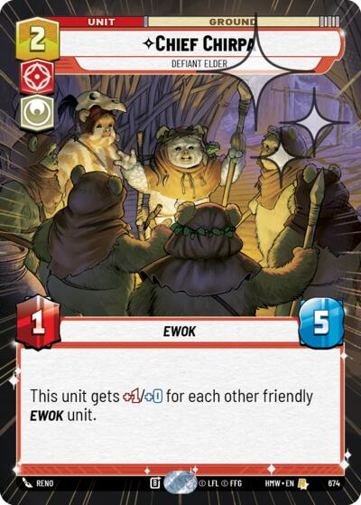 Chief Chirpa - Defiant Elder (Hyperspace Foil)