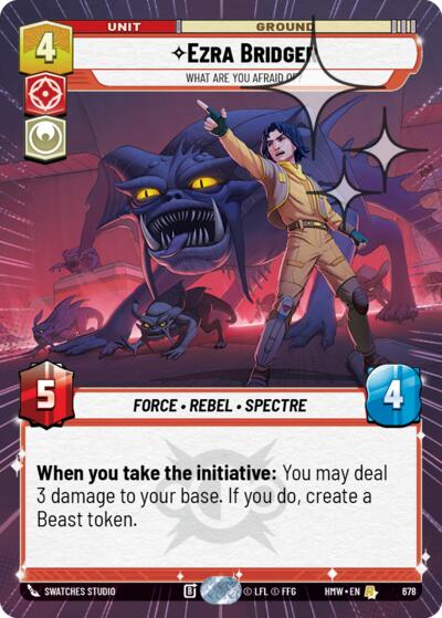 Ezra Bridger - What Are You Afraid Of? (Hyperspace Foil)