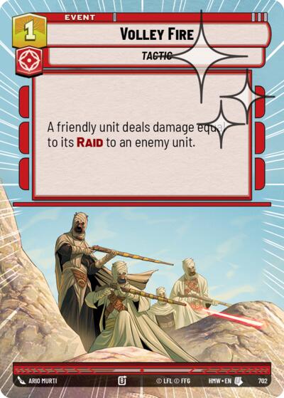 Volley Fire (Hyperspace Foil)