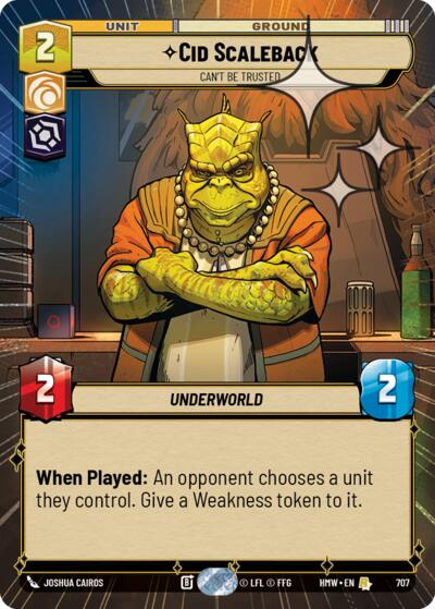 Cid Scaleback - Can't Be Trusted (Hyperspace Foil)
