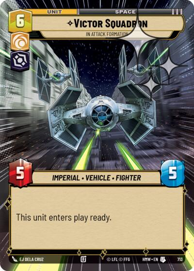Victor Squadron - In Attack Formation (Hyperspace Foil)