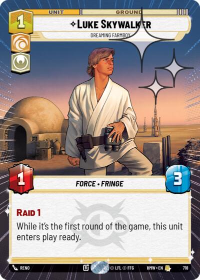 Luke Skywalker - Dreaming Farmboy (Hyperspace Foil)