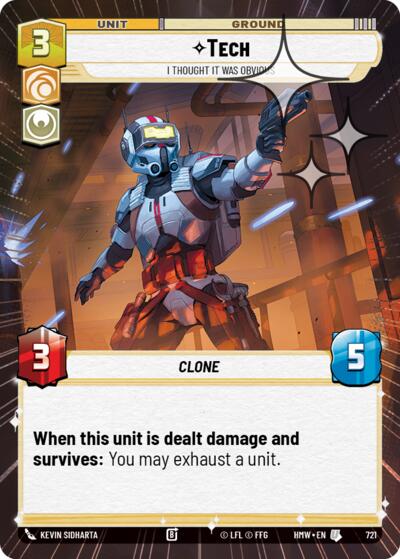Tech - I Thought It Was Obvious (Hyperspace Foil)