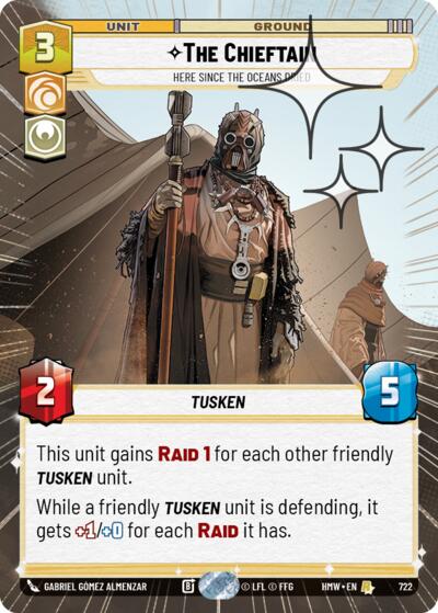The Chieftain - Here Since the Oceans Dried (Hyperspace Foil)