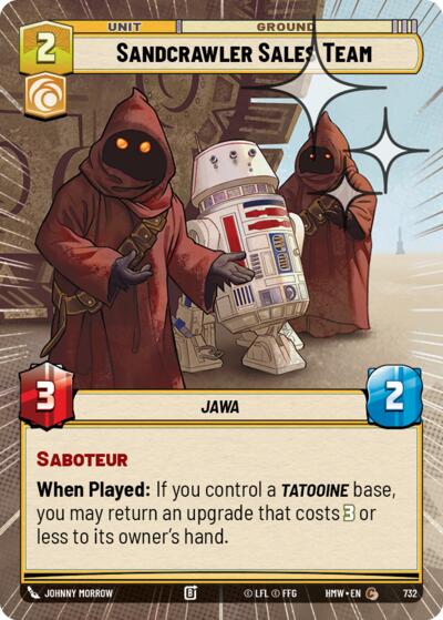 Sandcrawler Sales Team (Hyperspace Foil)