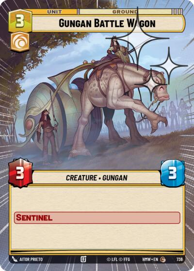 Gungan Battle Wagon (Hyperspace Foil)