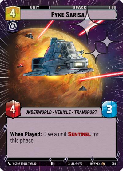 Pyke Sarisa (Hyperspace Foil)