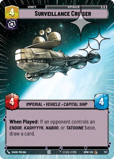 Surveillance Cruiser (Hyperspace Foil)
