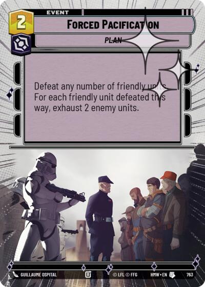 Forced Pacification (Hyperspace Foil)