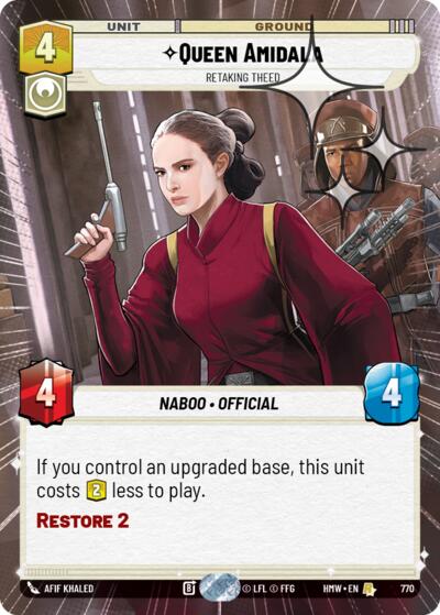 Queen Amidala - Retaking Theed (Hyperspace Foil)