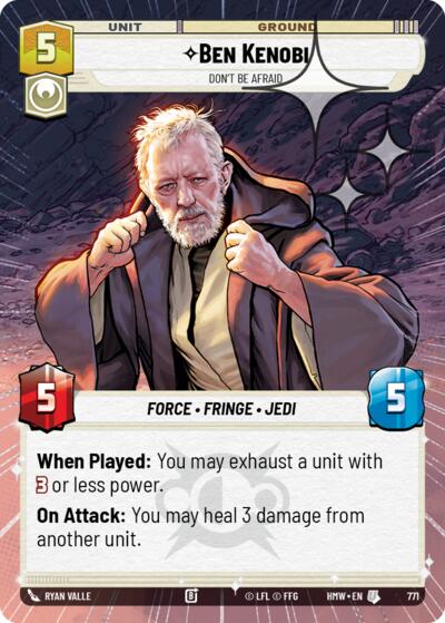 Ben Kenobi - Don't Be Afraid (Hyperspace Foil)