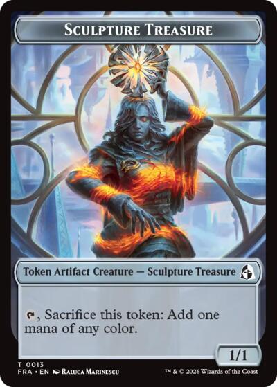 Sculpture Treasure // Beast Double-Sided Token