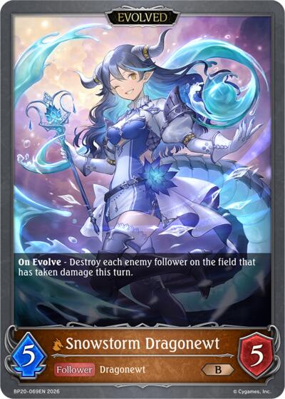 Snowstorm Dragonewt (Evolved)