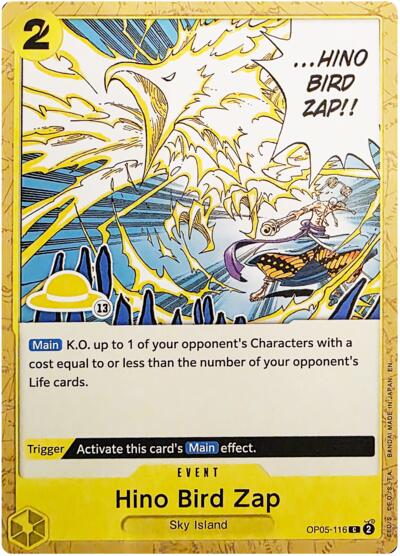 Hino Bird Zap (Luffy Deck)