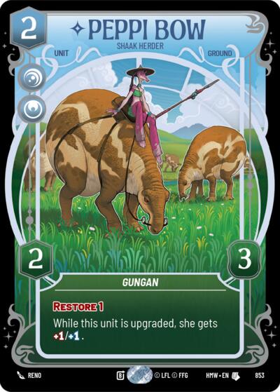 Peppi Bow - Shaak Herder (Prestige Foil)