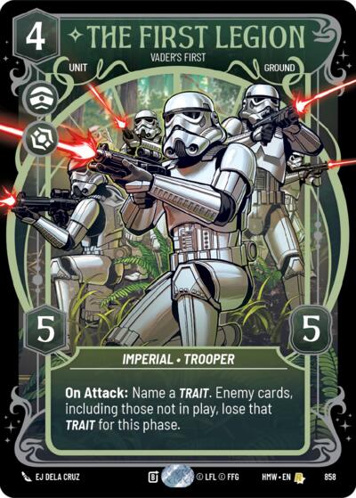 The First Legion - Vader's Fist (Prestige Foil)
