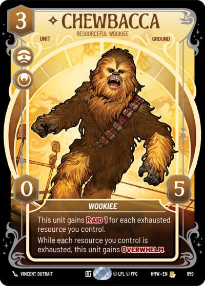 Chewbacca - Resourceful Wookiee (Prestige Foil)
