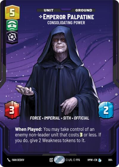 Emperor Palpatine - Consolidating Power (Prestige Foil)