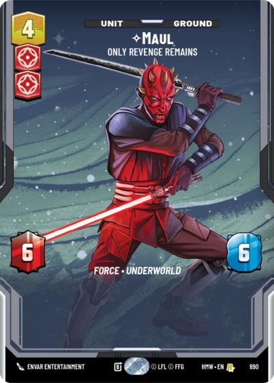 Maul - Only Revenge Remains (Prestige Foil)
