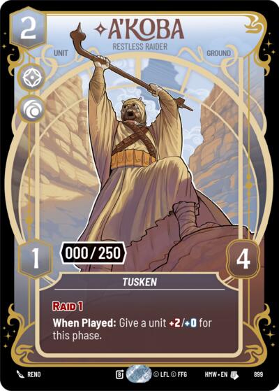 A'Koba - Restless Raider (Serialized)