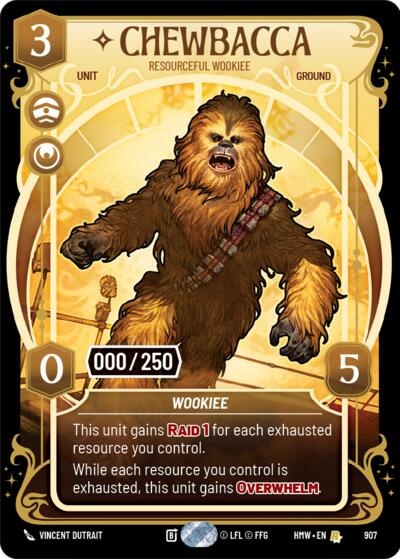 Chewbacca - Resourceful Wookiee (Serialized)