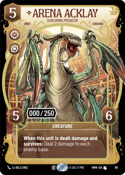 Arena Acklay - Screaming Predator (Serialized)