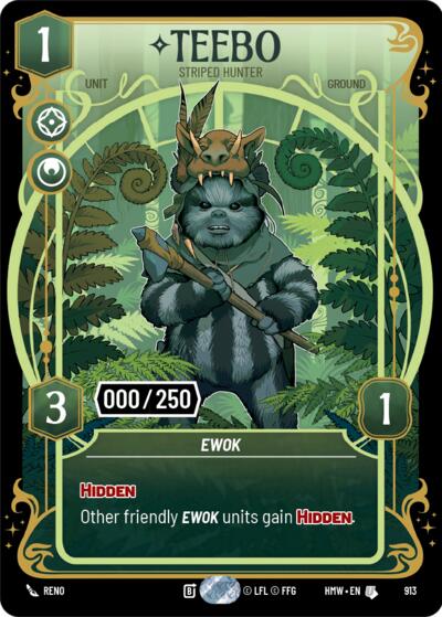 Teebo - Striped Hunter (Serialized)