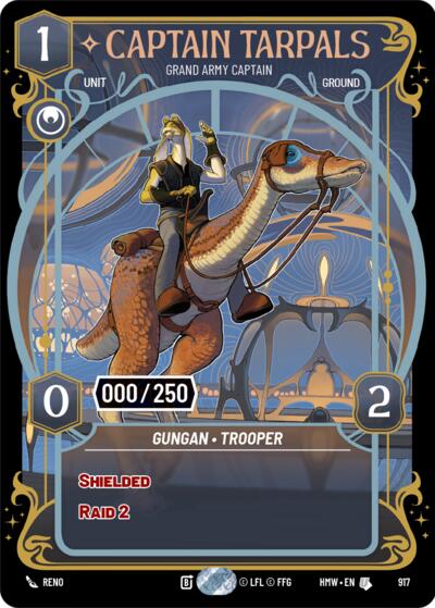 Captain Tarpals - Grand Army Captain (Serialized)