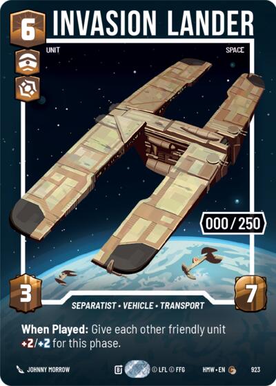 Invasion Lander (Serialized)