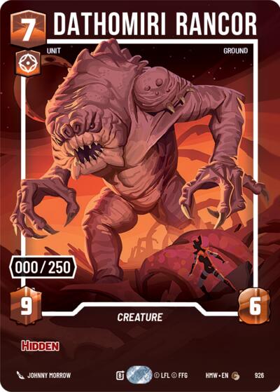 Dathomiri Rancor (Serialized)