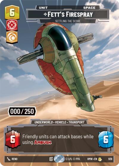 Fett's Firespray - Settling the Score (Serialized)