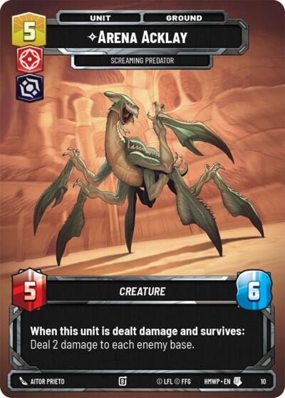 Arena Acklay - Screaming Predator