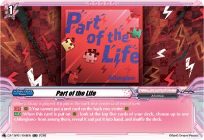 Part of the Life