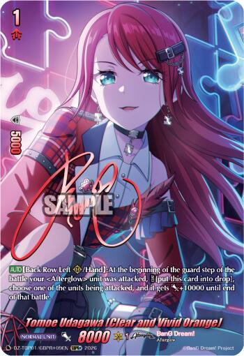 Tomoe Udagawa [Clear and Vivid Orange] (GBPR+)