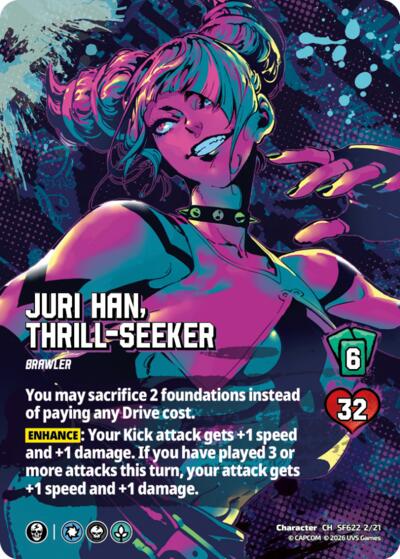 Juri Han, Thrill-Seeker