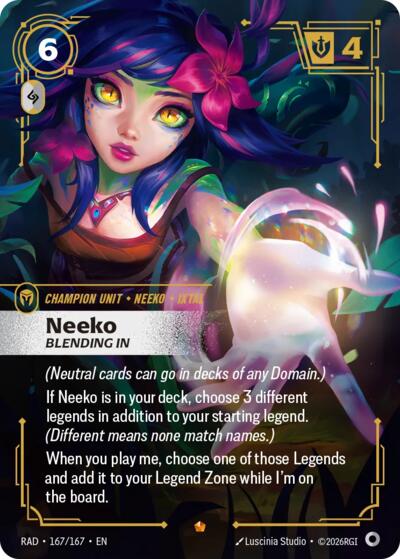 Neeko, Bleeding In