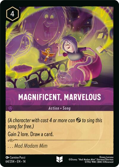 Magnificent, Marvelous