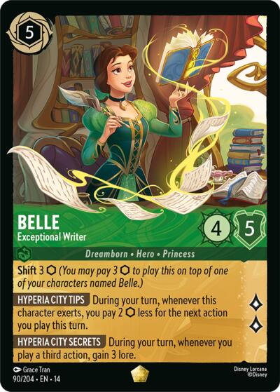 Belle - Exceptional Writer