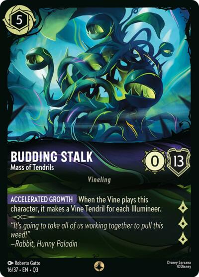 Budding Stalk - Mass of Tendrils