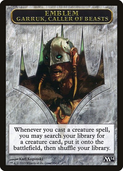 Emblem - Garruk, Caller of Beasts