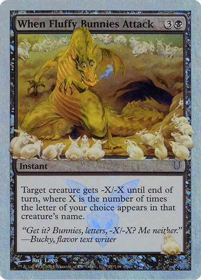 When Fluffy Bunnies Attack (Alternate Foil)
