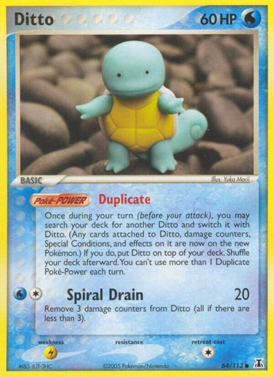 Ditto - 64/113 (Squirtle)